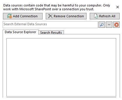 Add Connection option